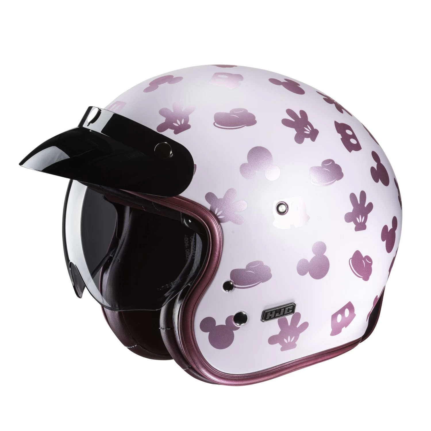 HJC V31 Disney Mickey Mouse Helmet – Pink 7 HJC V31 Disney Mickey Mouse Helmet – Pink - Image 5