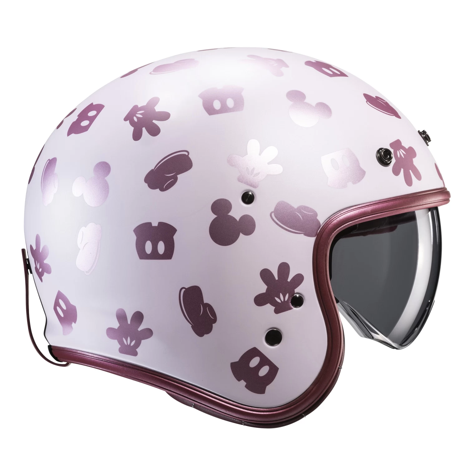 HJC V31 Disney Mickey Mouse Helmet – Pink 4 HJC V31 Disney Mickey Mouse Helmet – Pink - Image 2
