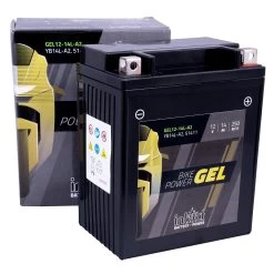 Intact 51411 Gel Battery -Motorcycle Riding Equipment Intact IB14L A2 51411 Gel Motorcycle Battery IGYB14LA2 2