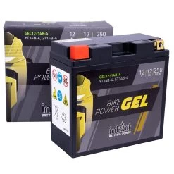 Intact GT14B-4 Gel Battery 6 Intact GT14B-4 Gel Battery -Motorcycle Riding Equipment Intact IT14B 4 GT14B 4 Gel Motorcycle Battery IGYT14B4 2 1
