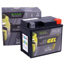 Intact 50412 Gel Battery -Motorcycle Riding Equipment Intact ITX5L BS 50412 Gel Motorcycle Battery IGYTX5LBS 2