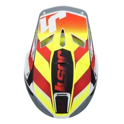 Just1 J22 Frenetik Helmet – Yellow/Red/White -Motorcycle Riding Equipment Just1 J22 Frenetik Motocross Helmet Yellow Red White 4