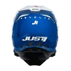 Just1 J22 Revolt Helmet – Red/Blue/White -Motorcycle Riding Equipment Just1 J22 Revolt Motocross Helmet Red Blue White 4