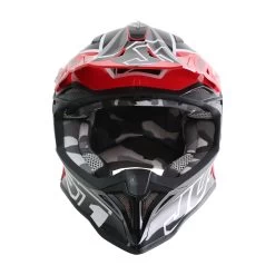 Just1 J39 Thruster Helmet – Red/Black/White -Motorcycle Riding Equipment Just1 J39 Thruster Motocross Helmet Red Black White 3