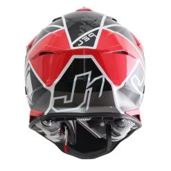 Just1 J39 Thruster Helmet – Red/Black/White -Motorcycle Riding Equipment Just1 J39 Thruster Motocross Helmet Red Black White 4