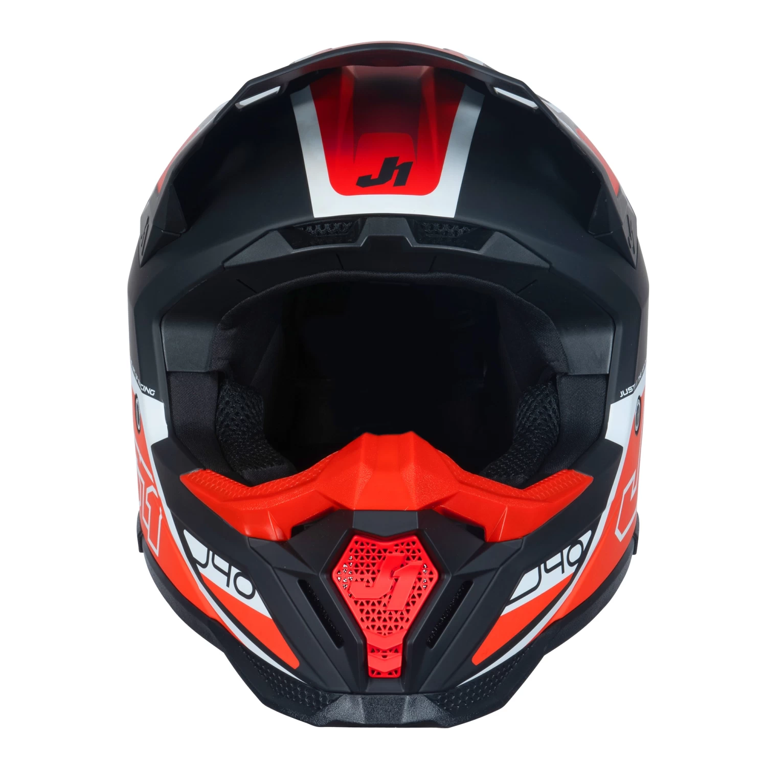 Just1 J40 Flash Helmet – Red/White/Black 5 Just1 J40 Flash Helmet – Red/White/Black - Image 3
