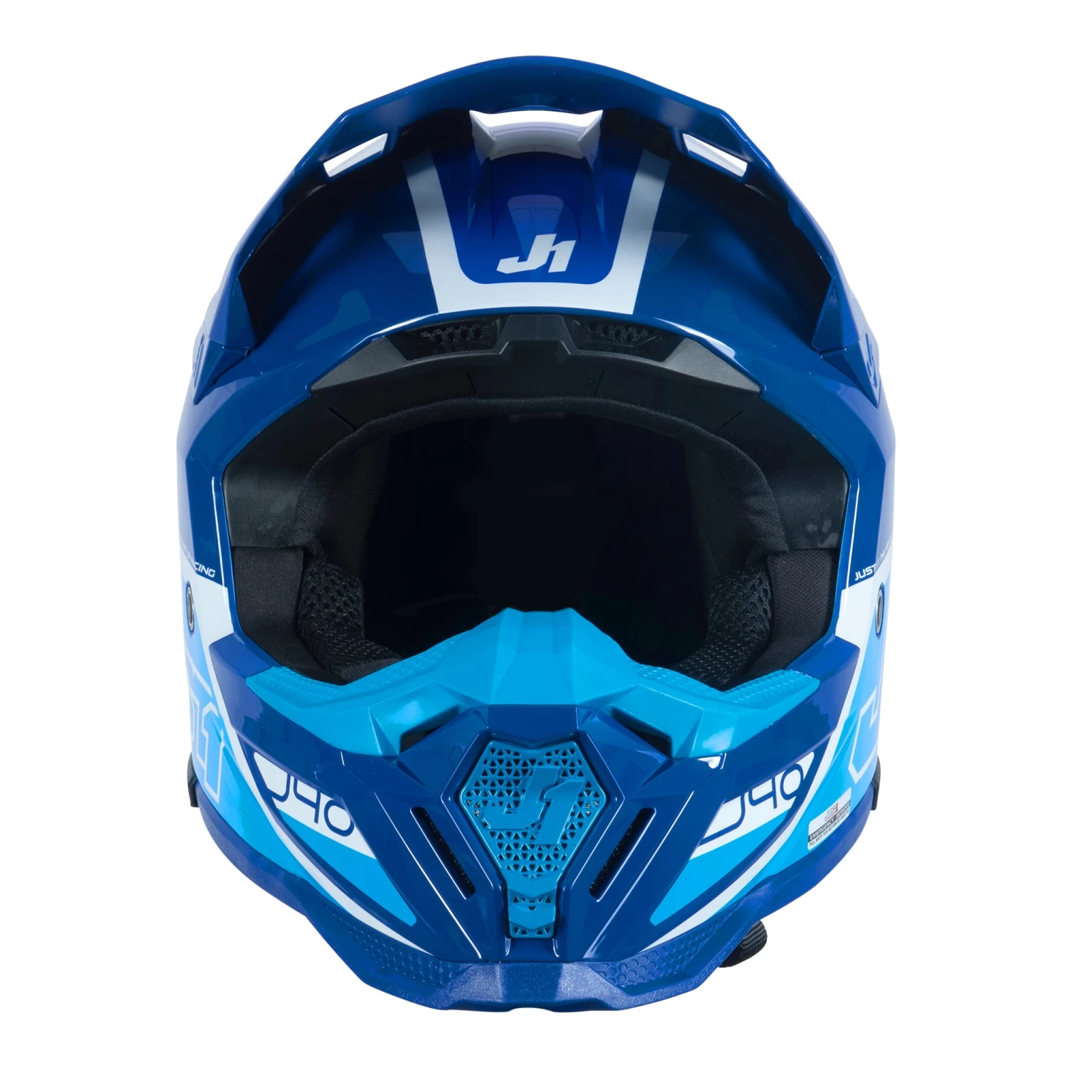 Just1 J40 Flash Helmet – White/Blue 5 Just1 J40 Flash Helmet – White/Blue - Image 3