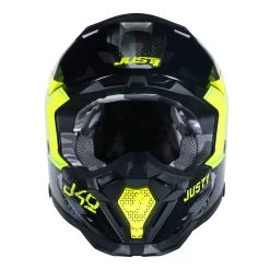 Just1 J40 Shooter Helmet – Camo/Yellow/Black -Motorcycle Riding Equipment Just1 J40 Shooter Motocross Helmet Camo Yellow Black 3
