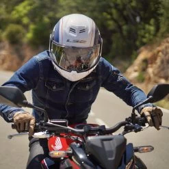 LS2 Duster Gloves – Tobacco/Black -Motorcycle Riding Equipment LS2 Duster Motorcycle Gloves Tobacco Black Lifestyle 9