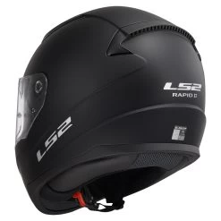 LS2 FF353 Rapid II Plain Helmet – Matt Black -Motorcycle Riding Equipment LS2 FF353 Rapid II Plain Motorcycle Helmet Matt Black 4