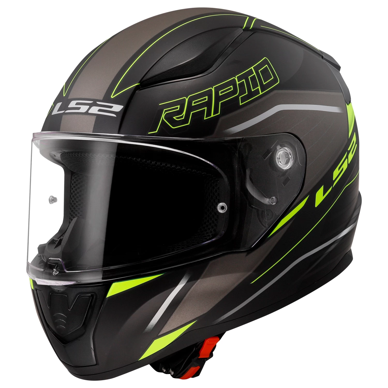 LS2 FF353 Rapid II Rokku Helmet – Black/Yellow 3 LS2 FF353 Rapid II Rokku Helmet – Black/Yellow