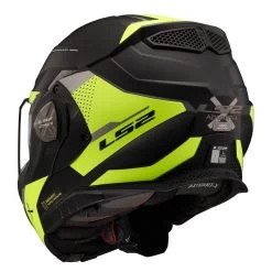 LS2 FF901 Advant X Oblivion Helmet – Black/Yellow -Motorcycle Riding Equipment LS2 FF901 Advant X Oblivion Motorcycle Helmet Black Yellow 3