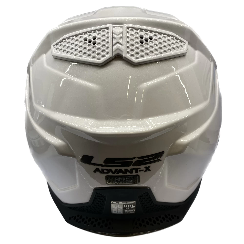 LS2 FF901 Advant X Plain Helmet – White 12 LS2 FF901 Advant X Plain Helmet – White - Image 10
