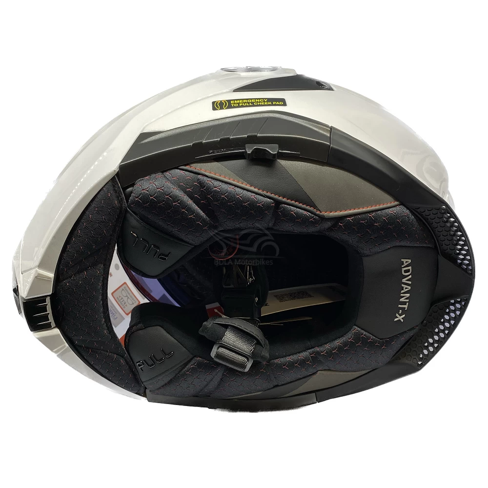 LS2 FF901 Advant X Plain Helmet – White 14 LS2 FF901 Advant X Plain Helmet – White - Image 12
