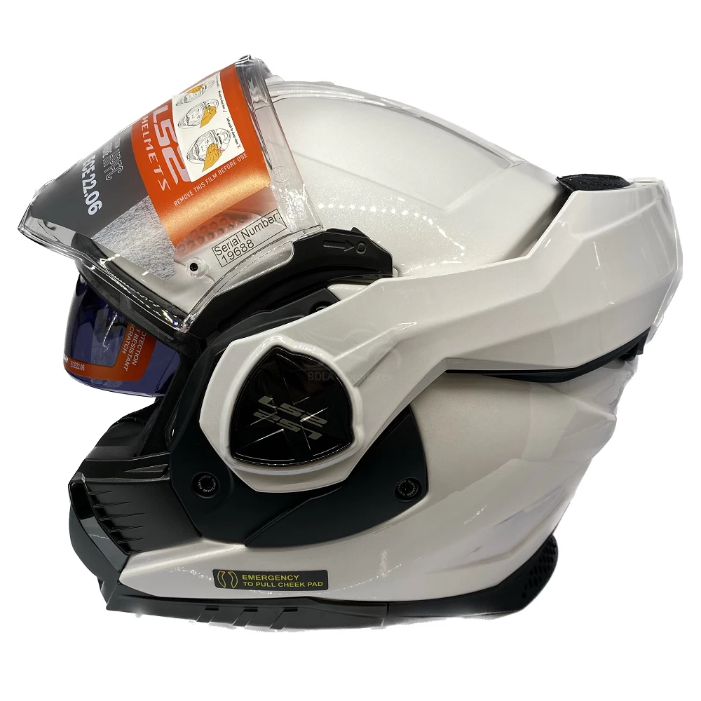 LS2 FF901 Advant X Plain Helmet – White 7 LS2 FF901 Advant X Plain Helmet – White - Image 5