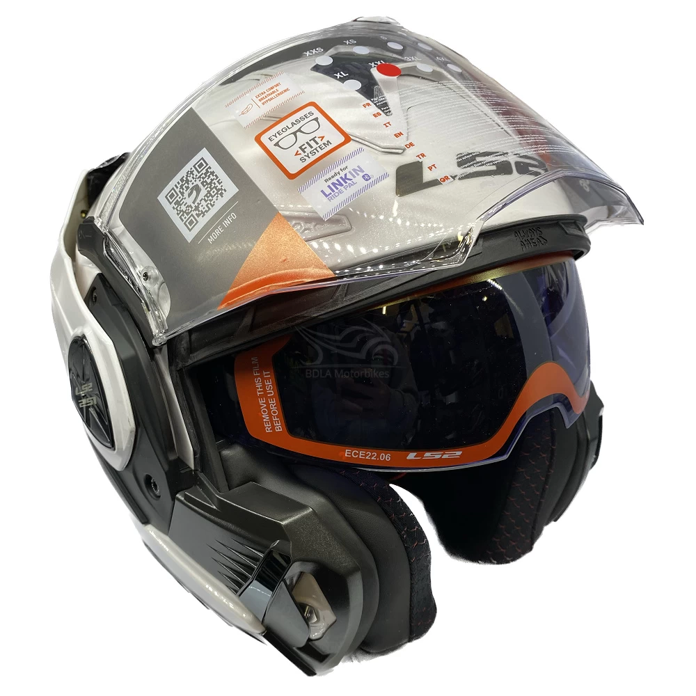 LS2 FF901 Advant X Plain Helmet – White 9 LS2 FF901 Advant X Plain Helmet – White - Image 7