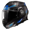LS2 FF901 Advant X Spectrum Helmet – Black/Titanium/Blue -Motorcycle Riding Equipment LS2 FF901 Advant X Spectrum Motorcycle Helmet Blue 1