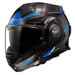 LS2 FF901 Advant X Spectrum Helmet – Black/Titanium/Blue