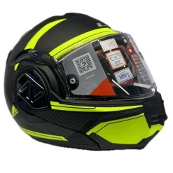 LS2 FF906 Advant Revo Helmet – Black/Yellow -Motorcycle Riding Equipment LS2 FF906 Advant Revo Motorcycle Helmet Yellow 5