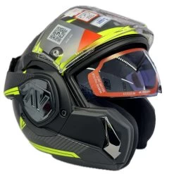 LS2 FF906 Advant Revo Helmet – Black/Yellow -Motorcycle Riding Equipment LS2 FF906 Advant Revo Motorcycle Helmet Yellow 7