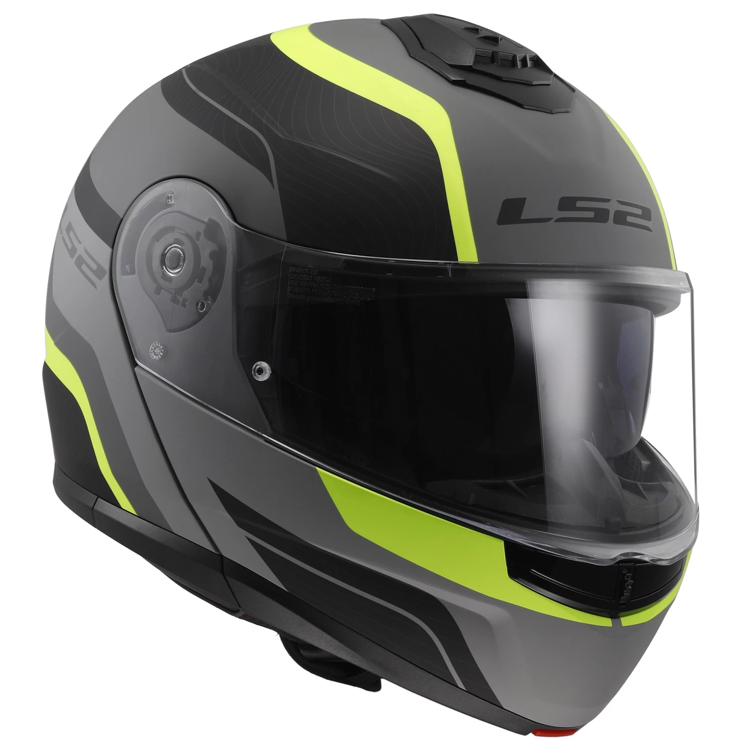 LS2 FF908 Strobe II Monza Helmet – Black/Yellow 12 LS2 FF908 Strobe II Monza Helmet – Black/Yellow - Image 10