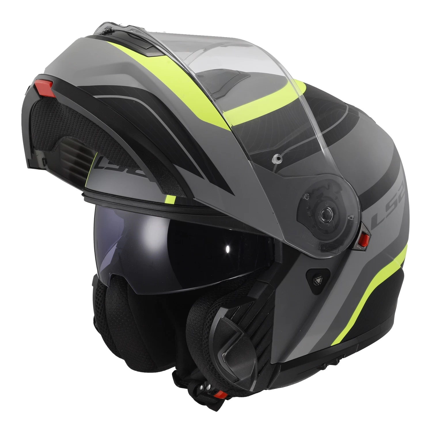 LS2 FF908 Strobe II Monza Helmet – Black/Yellow 4 LS2 FF908 Strobe II Monza Helmet – Black/Yellow - Image 2