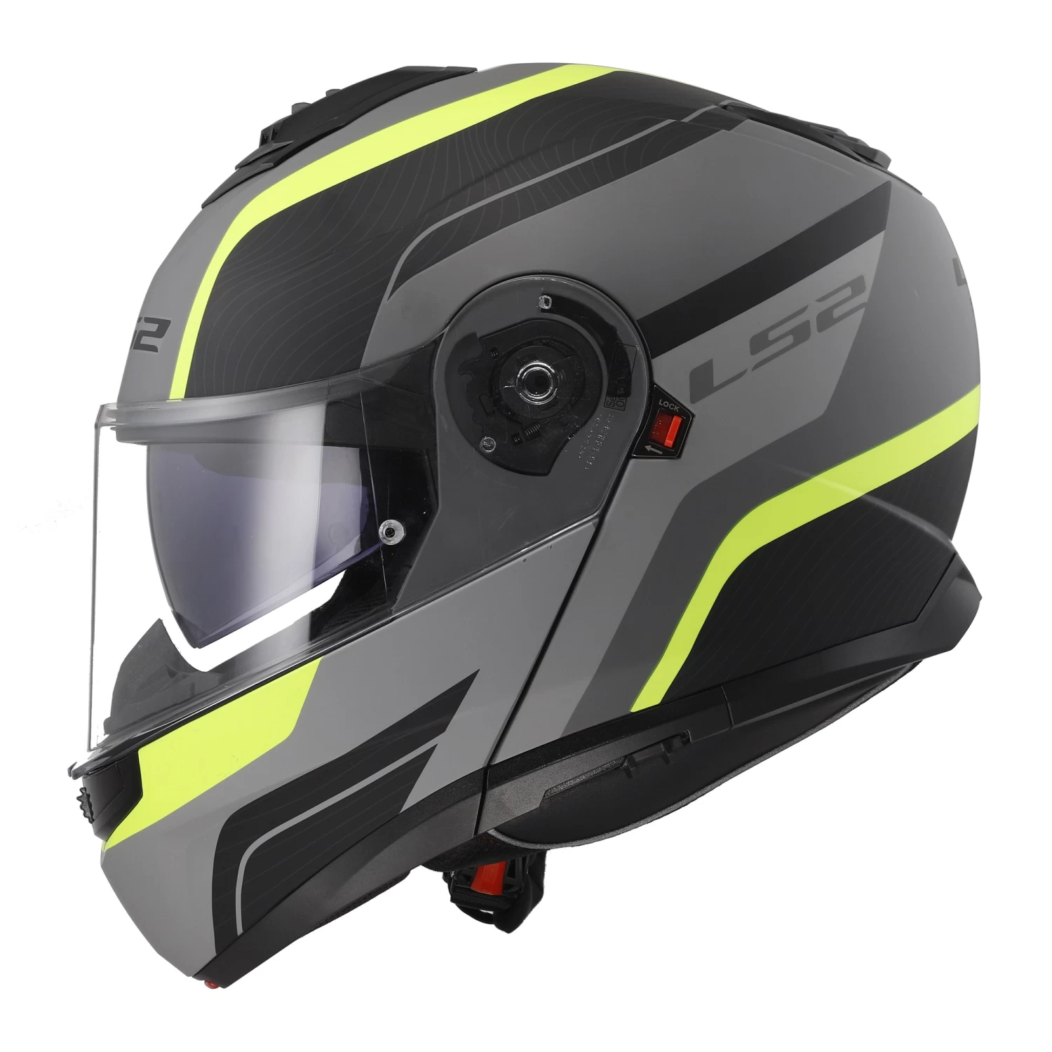 LS2 FF908 Strobe II Monza Helmet – Black/Yellow 5 LS2 FF908 Strobe II Monza Helmet – Black/Yellow - Image 3