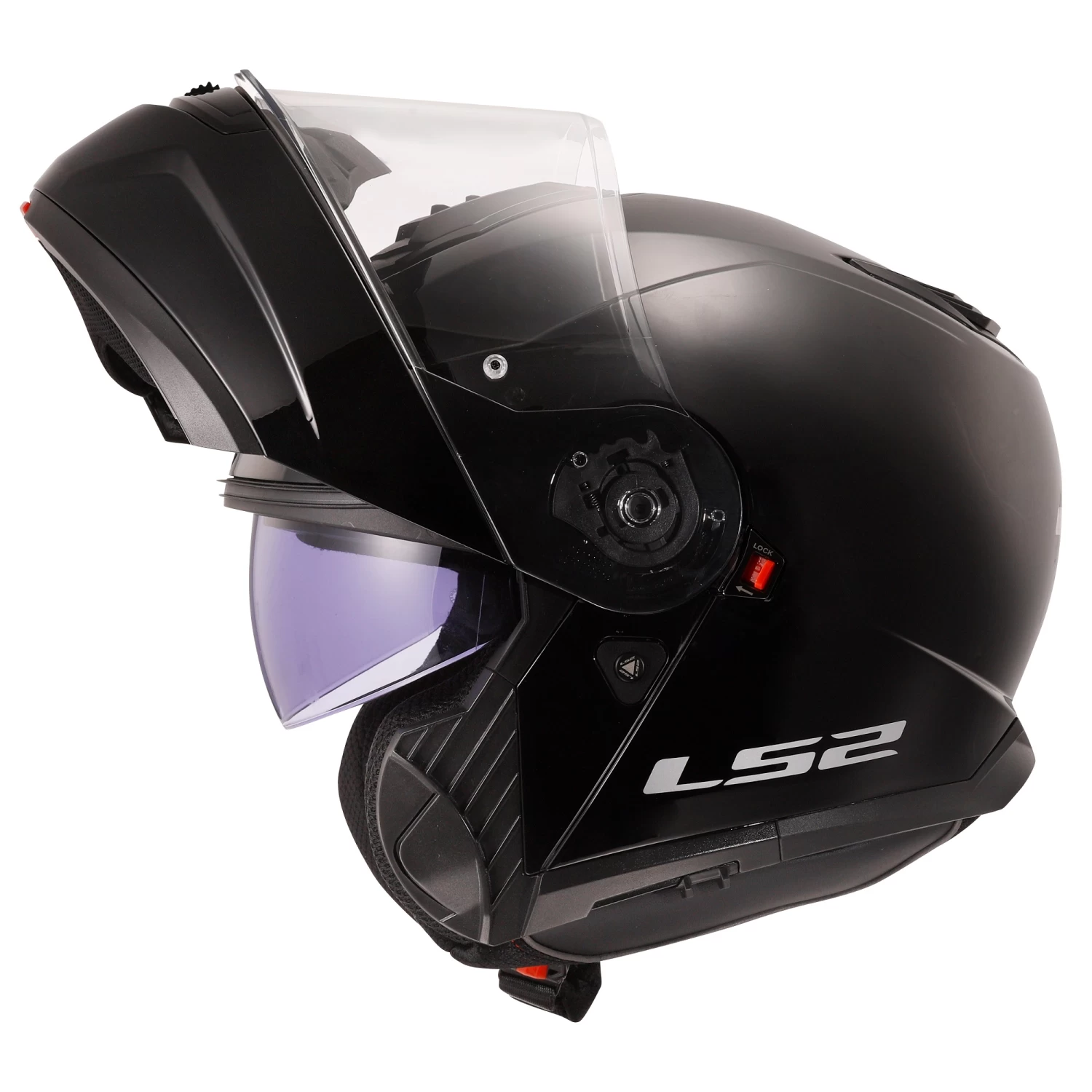 LS2 FF908 Strobe II Plain Helmet – Black 6 LS2 FF908 Strobe II Plain Helmet – Black - Image 4