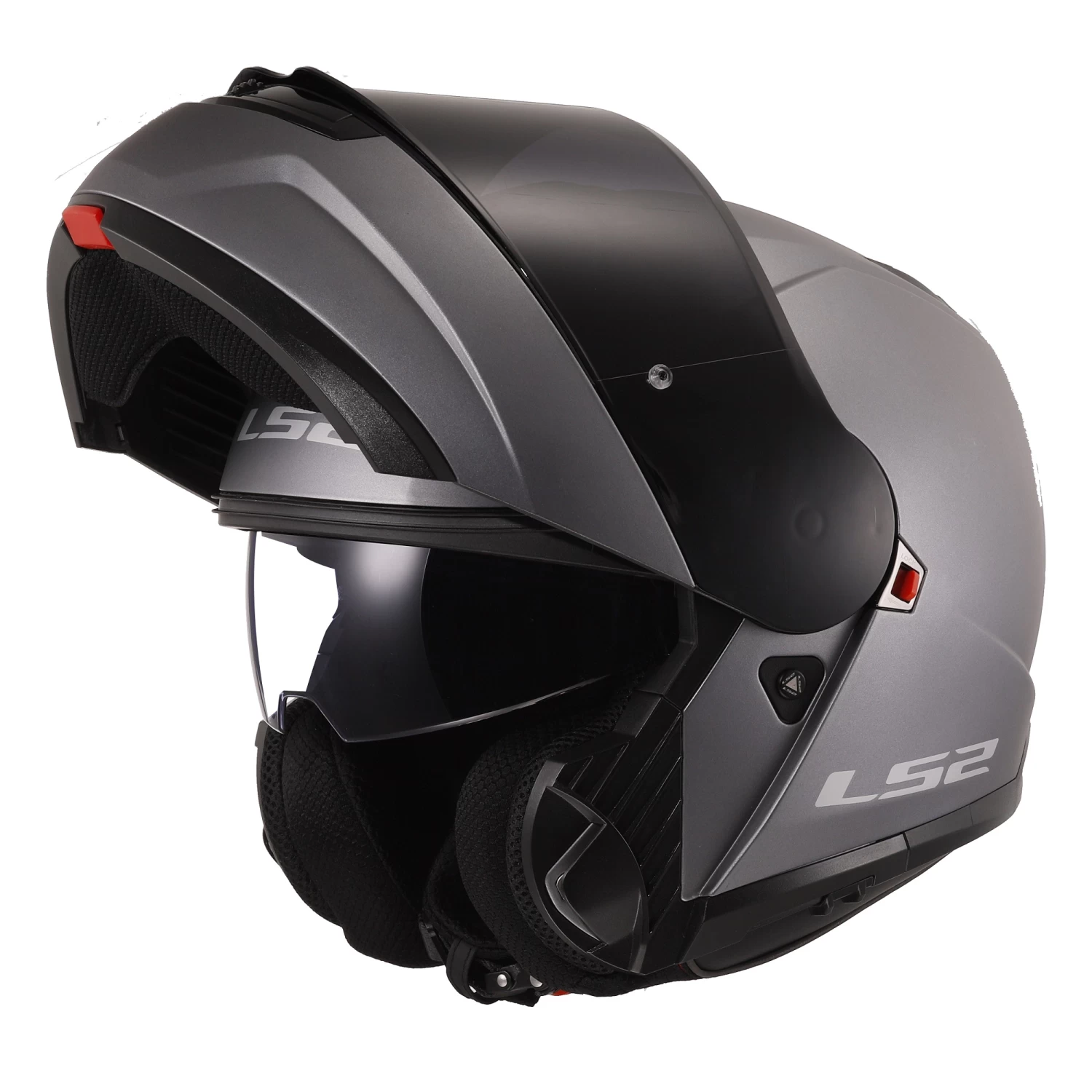 LS2 FF908 Strobe II Plain Helmet – Matt Titanium 4 LS2 FF908 Strobe II Plain Helmet – Matt Titanium - Image 2