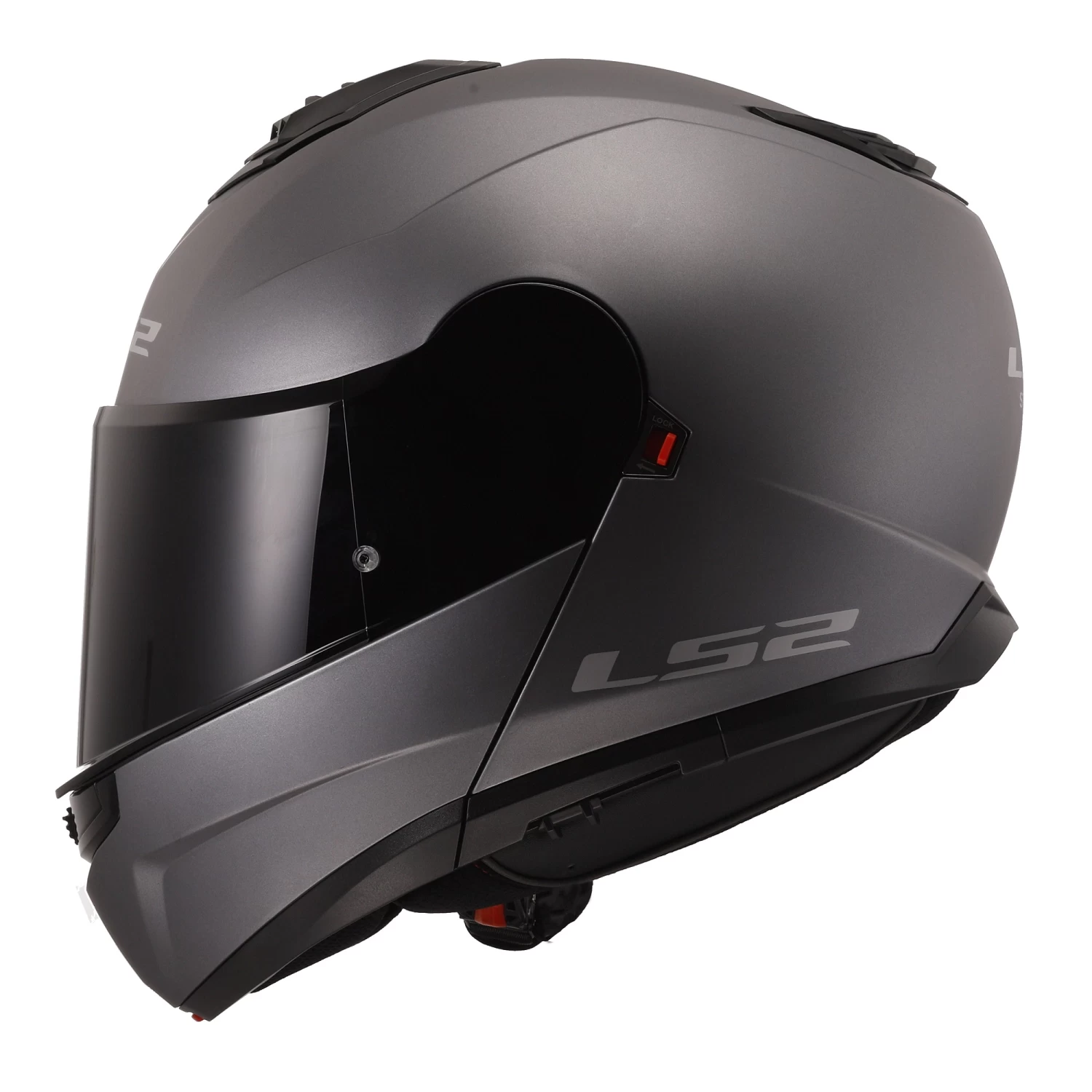 LS2 FF908 Strobe II Plain Helmet – Matt Titanium 8 LS2 FF908 Strobe II Plain Helmet – Matt Titanium - Image 6