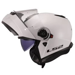 LS2 FF908 Strobe II Plain Helmet – White -Motorcycle Riding Equipment LS2 FF908 Strobe II Plain Motorcycle Helmet White 5