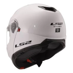 LS2 FF908 Strobe II Plain Helmet – White -Motorcycle Riding Equipment LS2 FF908 Strobe II Plain Motorcycle Helmet White 6