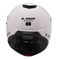 LS2 FF908 Strobe II Plain Helmet – White -Motorcycle Riding Equipment LS2 FF908 Strobe II Plain Motorcycle Helmet White 7