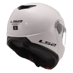 LS2 FF908 Strobe II Plain Helmet – White -Motorcycle Riding Equipment LS2 FF908 Strobe II Plain Motorcycle Helmet White 8