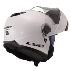 LS2 FF908 Strobe II Plain Helmet – White -Motorcycle Riding Equipment LS2 FF908 Strobe II Plain Motorcycle Helmet White 9