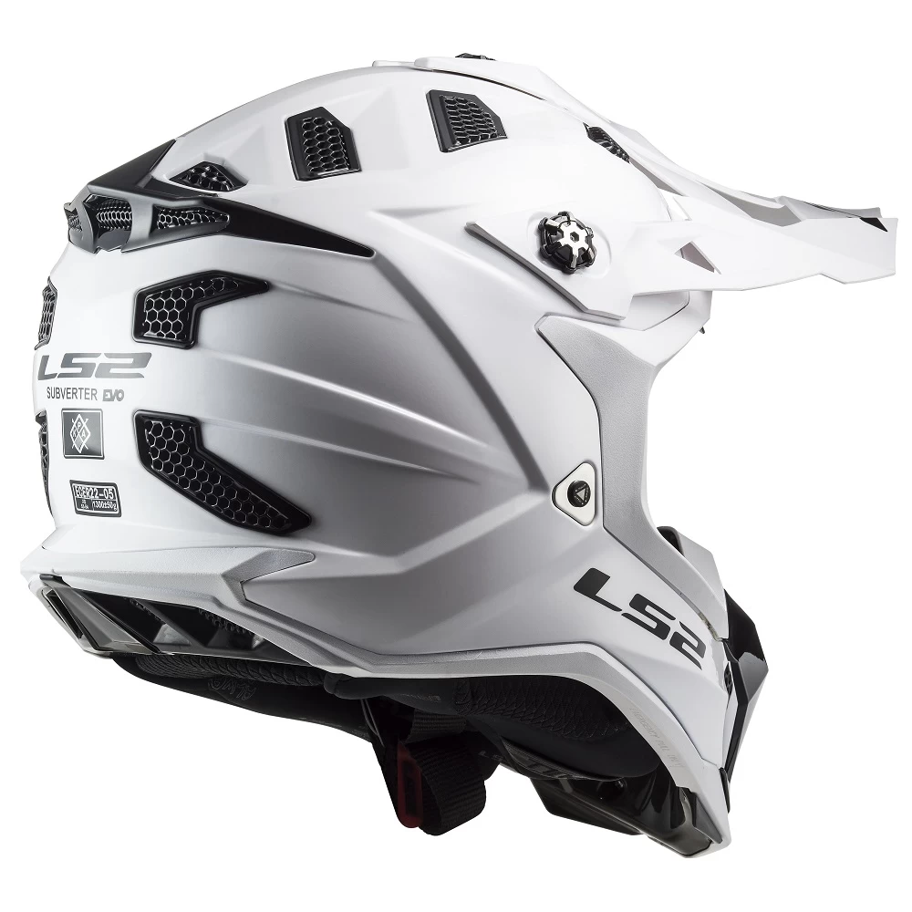 LS2 MX700 Subverter Evo II Plain Helmet – White 4 LS2 MX700 Subverter Evo II Plain Helmet – White - Image 2