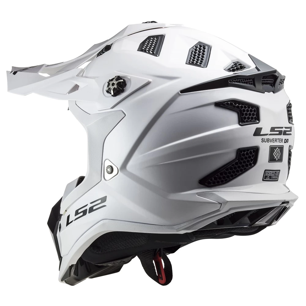LS2 MX700 Subverter Evo II Plain Helmet – White 7 LS2 MX700 Subverter Evo II Plain Helmet – White - Image 5