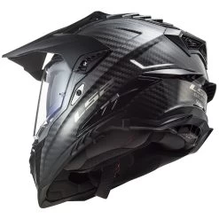LS2 MX701 Explorer Carbon Plain Helmet -Motorcycle Riding Equipment LS2 MX701 Explorer Carbon Plain Adventure Motorcycle Helmet 4