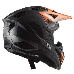 LS2 MX703 X-Force Victory Helmet – Titanium/Orange 8 LS2 MX703 X-Force Victory Helmet – Titanium/Orange -Motorcycle Riding Equipment LS2 MX703 X Force Victory Motocross Helmet Orange 2