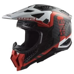LS2 MX703 X-Force Victory Helmet – Red/White