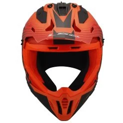 LS2 MX708 Fast II Duck Helmet – Orange/Red -Motorcycle Riding Equipment LS2 MX708 Fast II Duck Motorcycle Helmet Orange Red 3