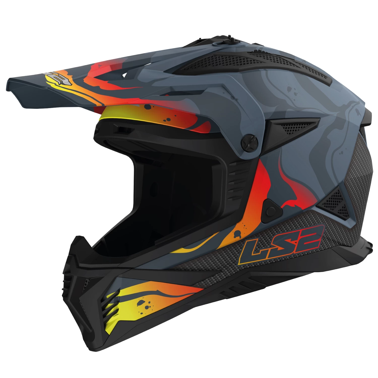 LS2 MX708 Fast II Wash Helmet – Dark Grey 3 LS2 MX708 Fast II Wash Helmet – Dark Grey