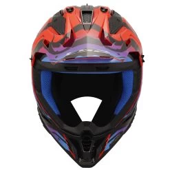 LS2 MX708 Fast II Wash Helmet – Red -Motorcycle Riding Equipment LS2 MX708 Fast II Wash Motorcycle Helmet Red 3