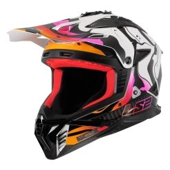 LS2 MX708 Fast II Wash Helmet – White