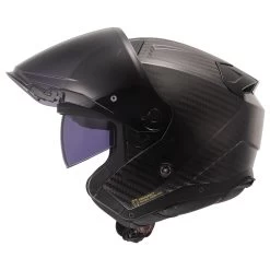 LS2 OF603 Infinity II Carbon Plain Helmet -Motorcycle Riding Equipment LS2 OF601 Infinity II Carbon Plain Motorcycle Helmet 4