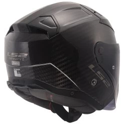 LS2 OF603 Infinity II Carbon Plain Helmet -Motorcycle Riding Equipment LS2 OF601 Infinity II Carbon Plain Motorcycle Helmet 7