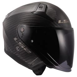 LS2 OF603 Infinity II Carbon Plain Helmet -Motorcycle Riding Equipment LS2 OF601 Infinity II Carbon Plain Motorcycle Helmet 8