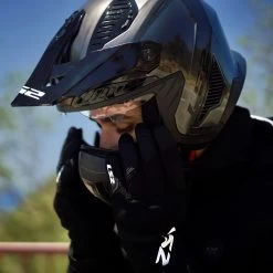 LS2 OF606 Drifter Jeans Helmet – Titanium -Motorcycle Riding Equipment LS2 OF606 Drifter Jeans Motorcycle Helmet Lifestyle 4