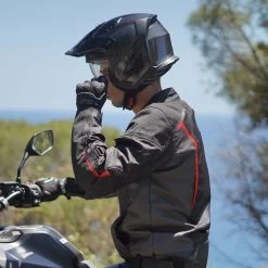 LS2 OF606 Drifter Jeans Helmet – Titanium -Motorcycle Riding Equipment LS2 OF606 Drifter Jeans Motorcycle Helmet Lifestyle 5