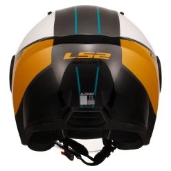 LS2 OF616 Airflow II Cover Helmet – White/Brown 11 LS2 OF616 Airflow II Cover Helmet – White/Brown -Motorcycle Riding Equipment LS2 OF616 Airflow II Cover Motorcycle Helmet White Brown 4